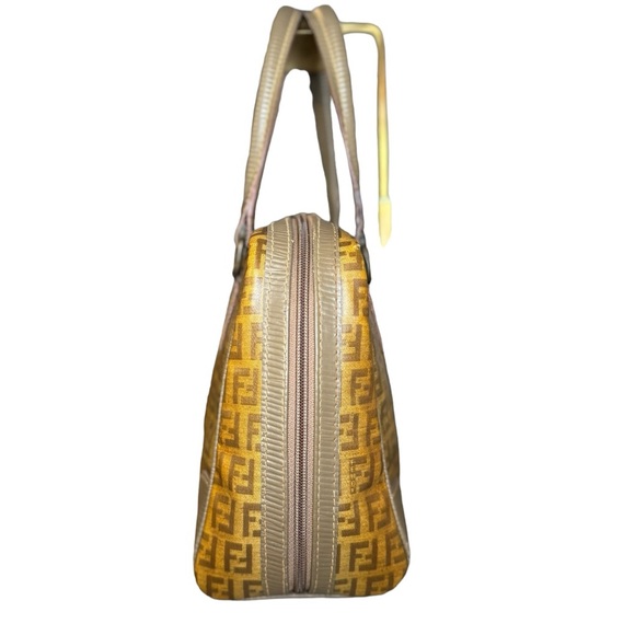 🔥FENDI—ZUCCHINO SATCHEL—VINTAGE🔥 - Picture 12 of 16